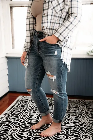 Judy Blue Distressed Slim Fit Jeans *FINAL SALE*