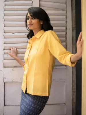 Kaizen Sunny Day Handspun Handwoven Cotton Shirt