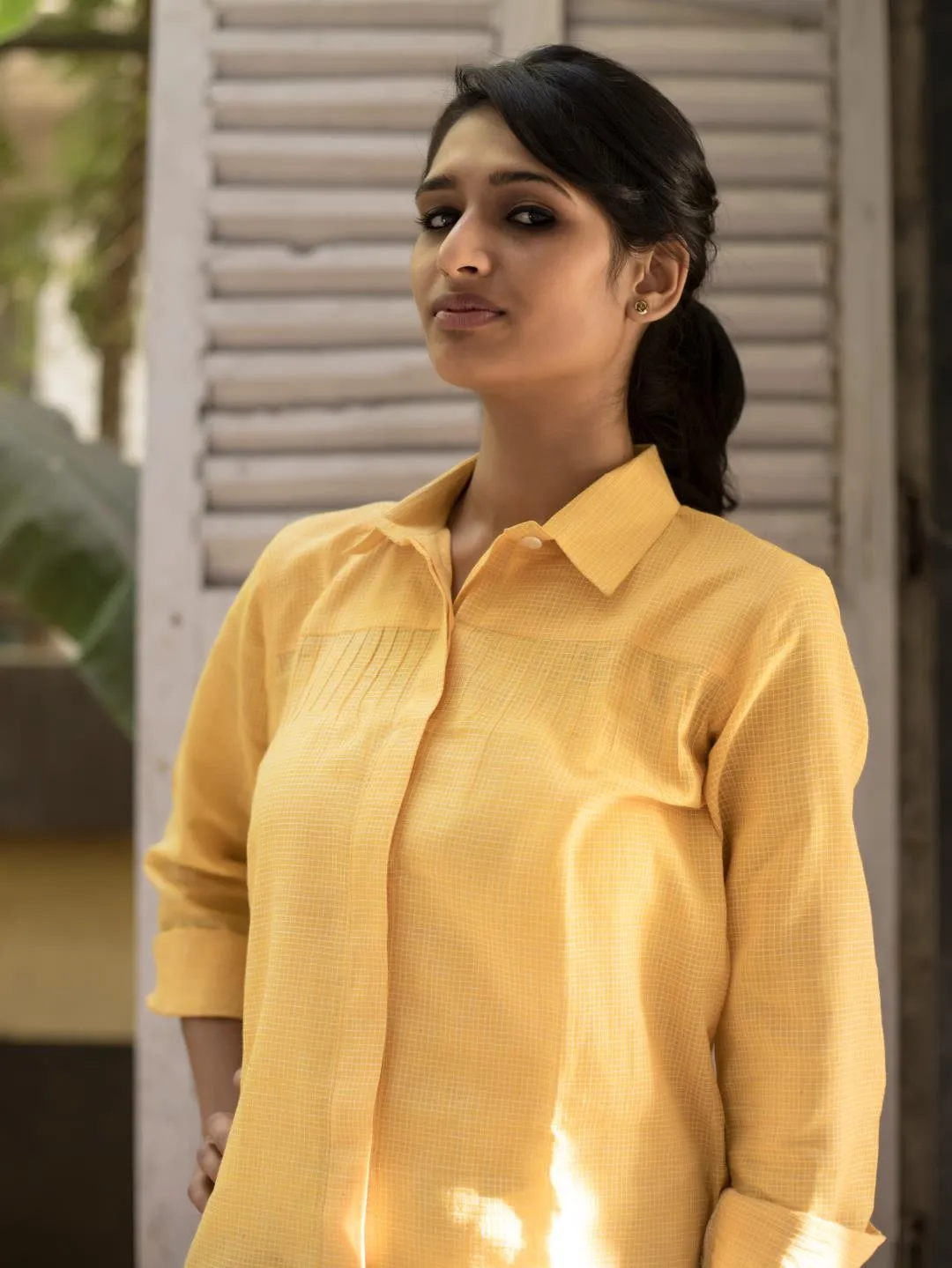 Kaizen Sunny Day Handspun Handwoven Cotton Shirt