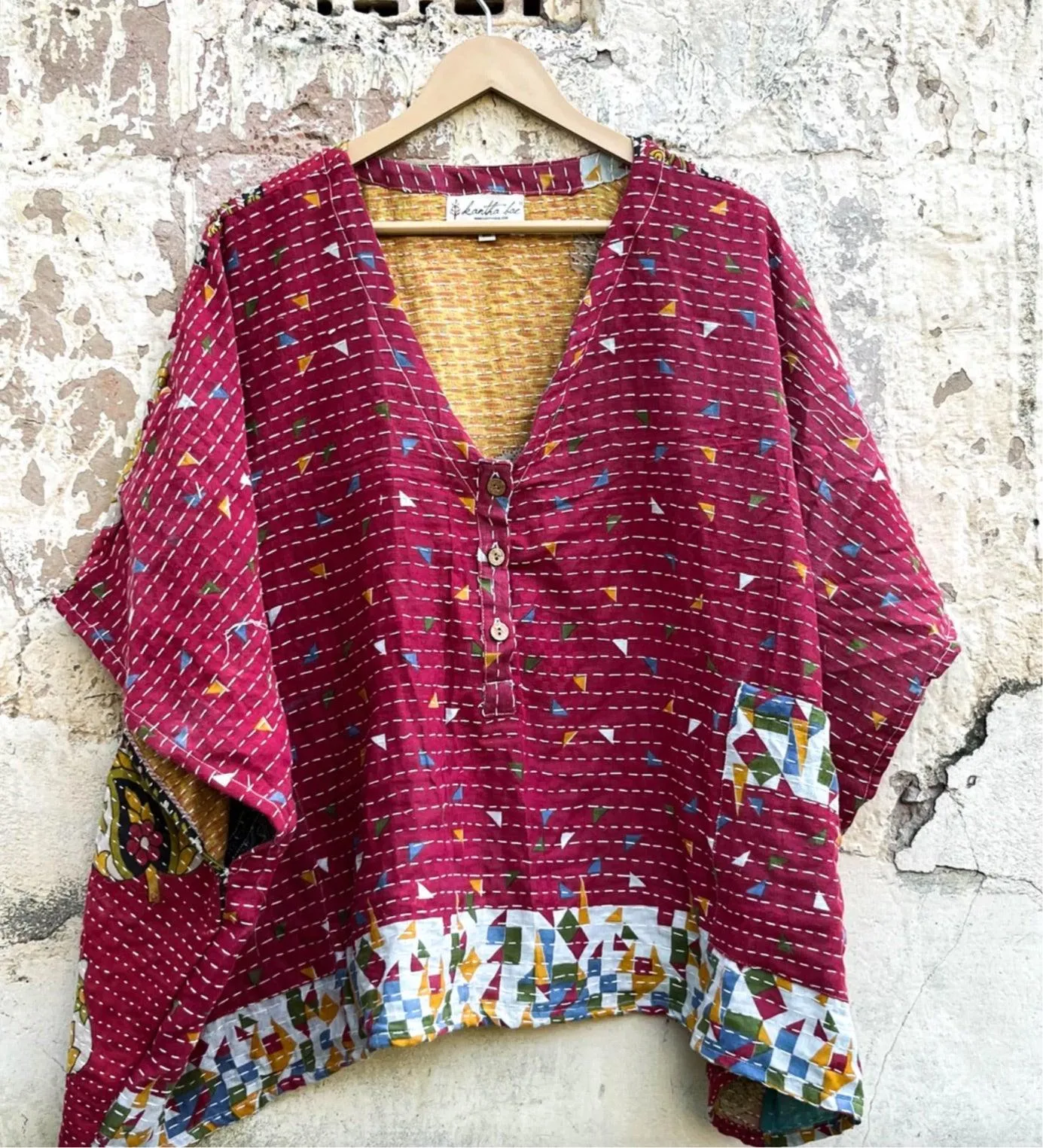 Kantha Shortie Muu #03 by Kantha Bae