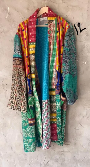 Kantha Trench Robe #12 by Kantha Bae