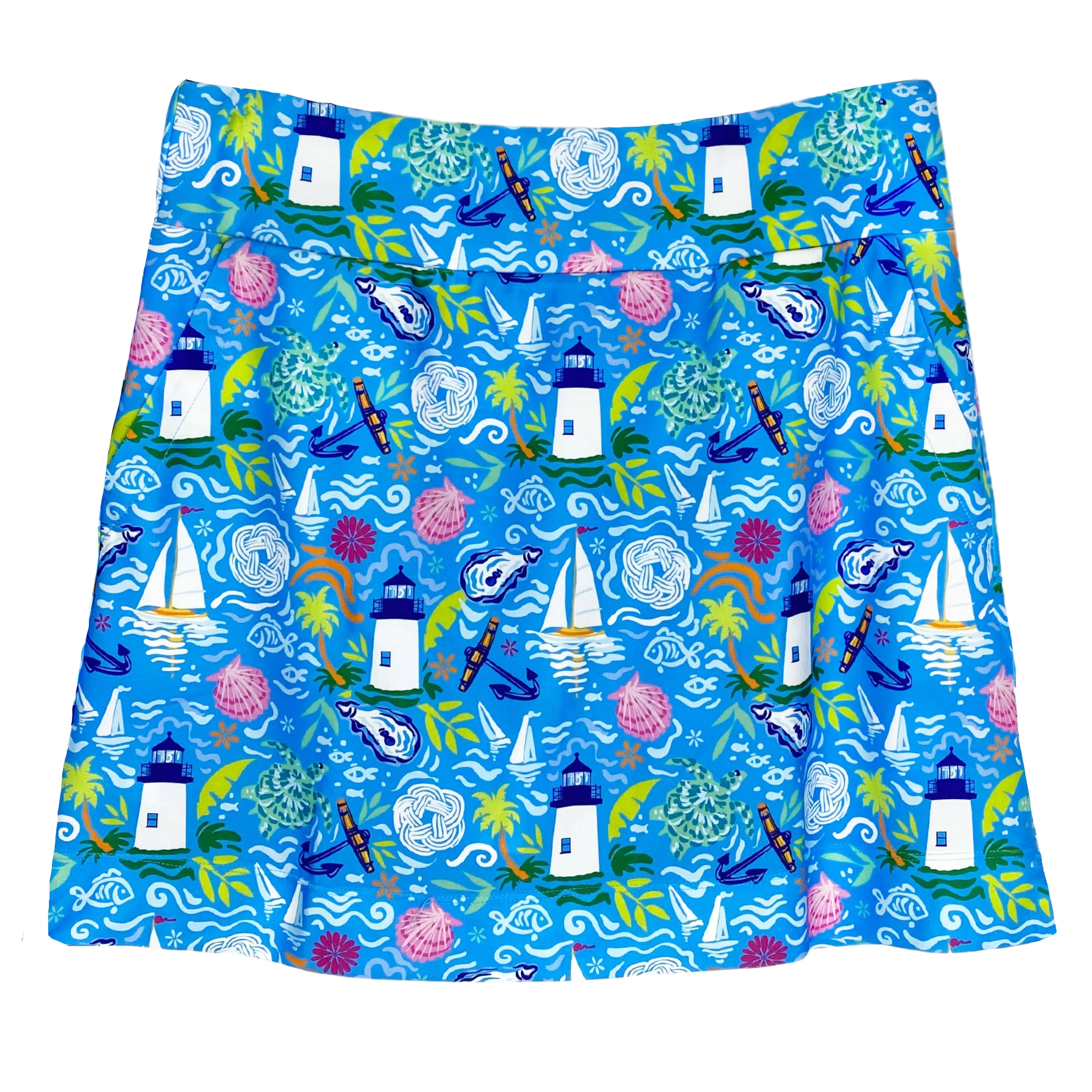 Kiawah Country Club Skort in Harbor Lights