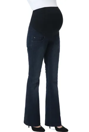 Kimi   Kai Maternity "Leni" Modern Boot Cut Denim Jeans