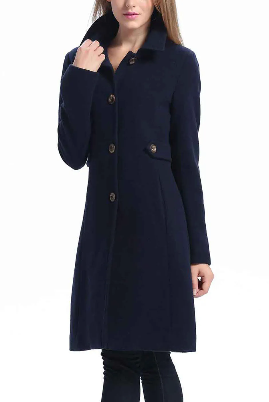 Kimi   Kai Women's "Heather" Wool Walking Coat
