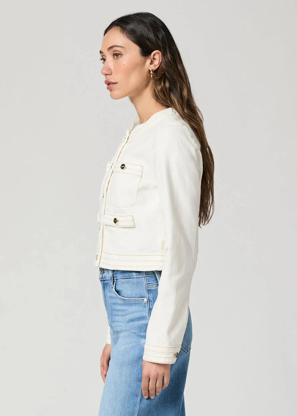 Kiya Jacket-Toasted Ecru