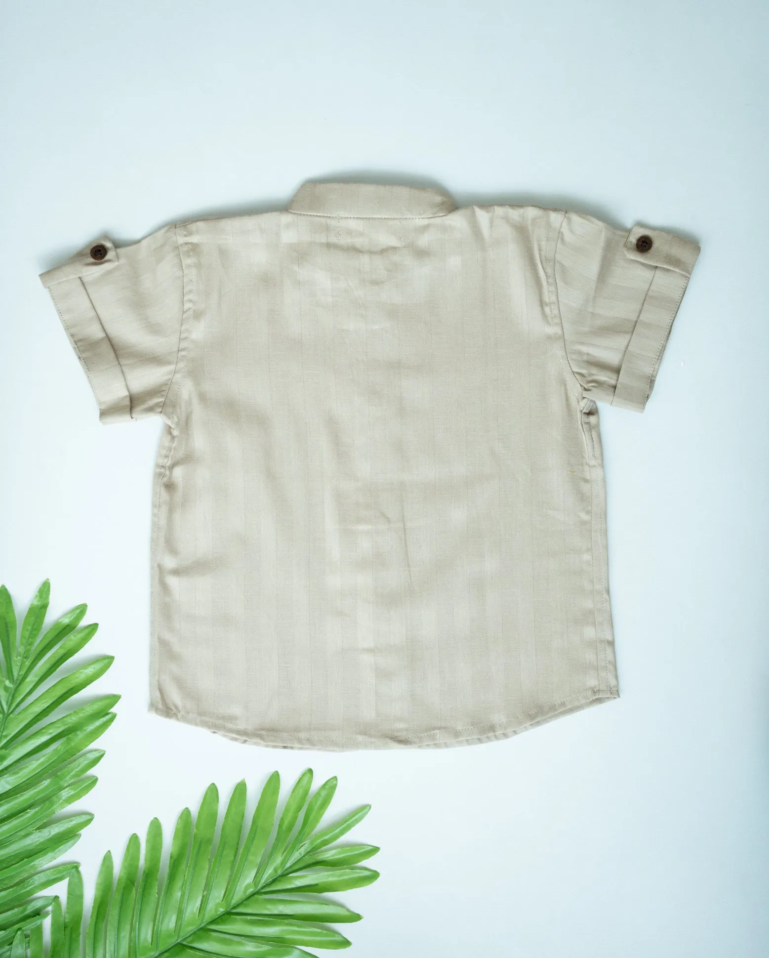 Klingaru Shirt - Grey Self Stripes