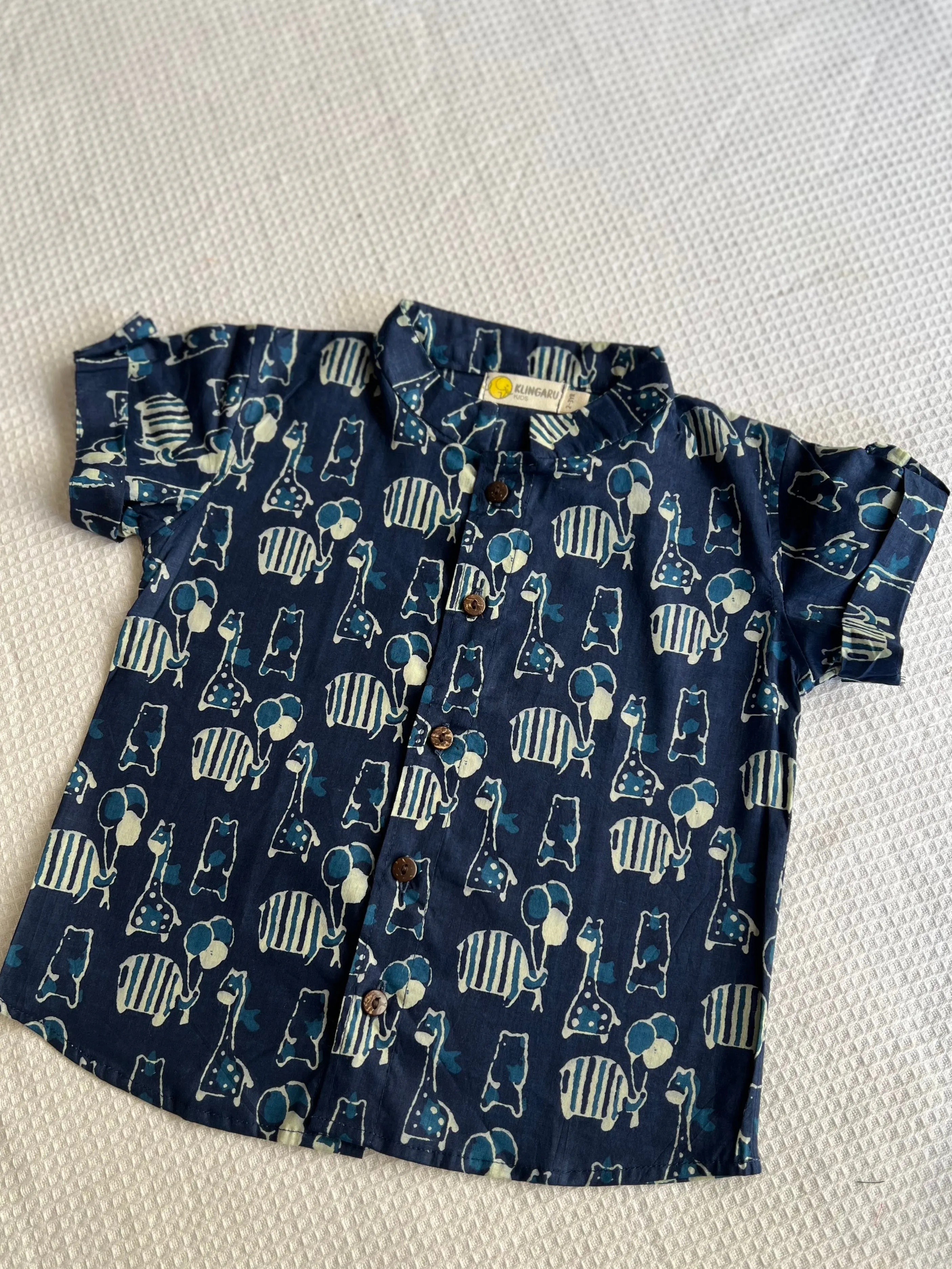 Klingaru Shirt - Indigo Jungle