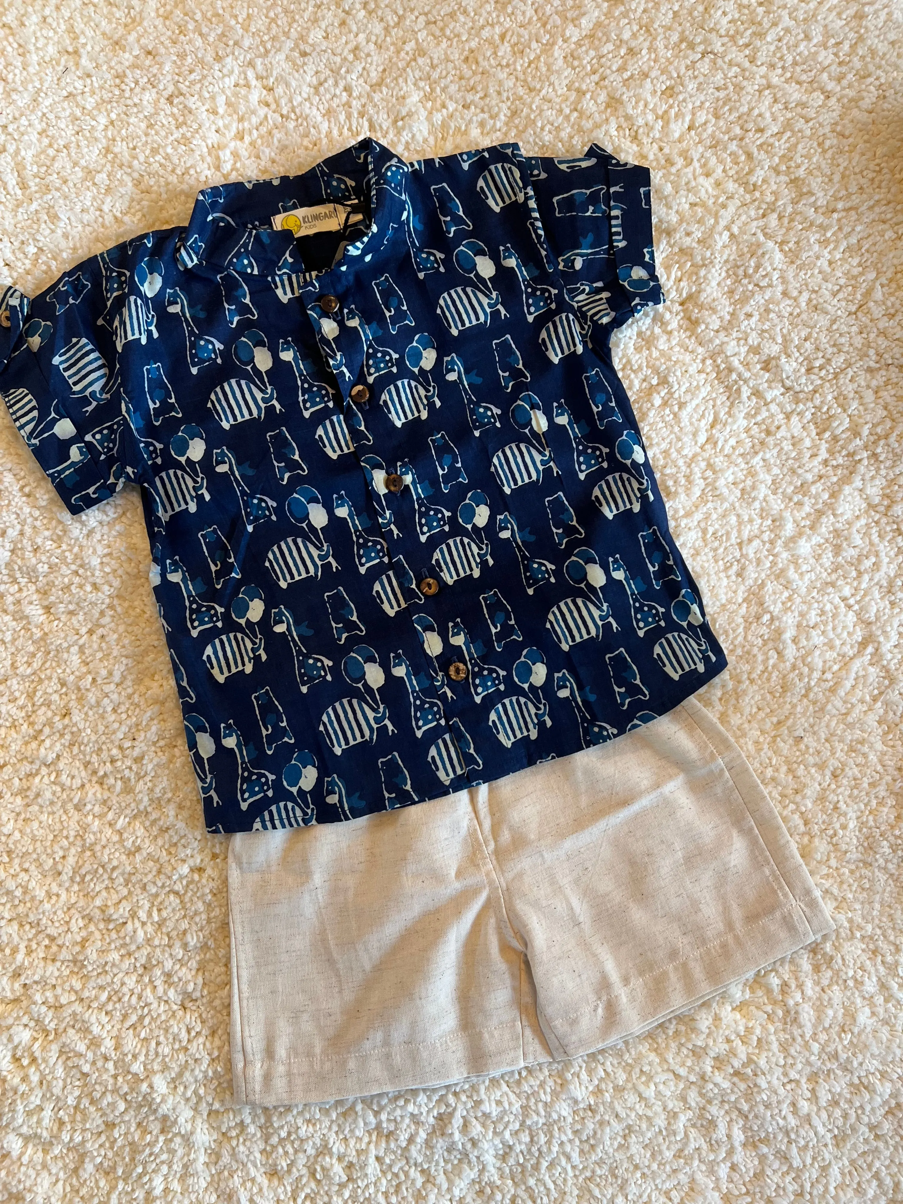 Klingaru Shirt - Indigo Jungle
