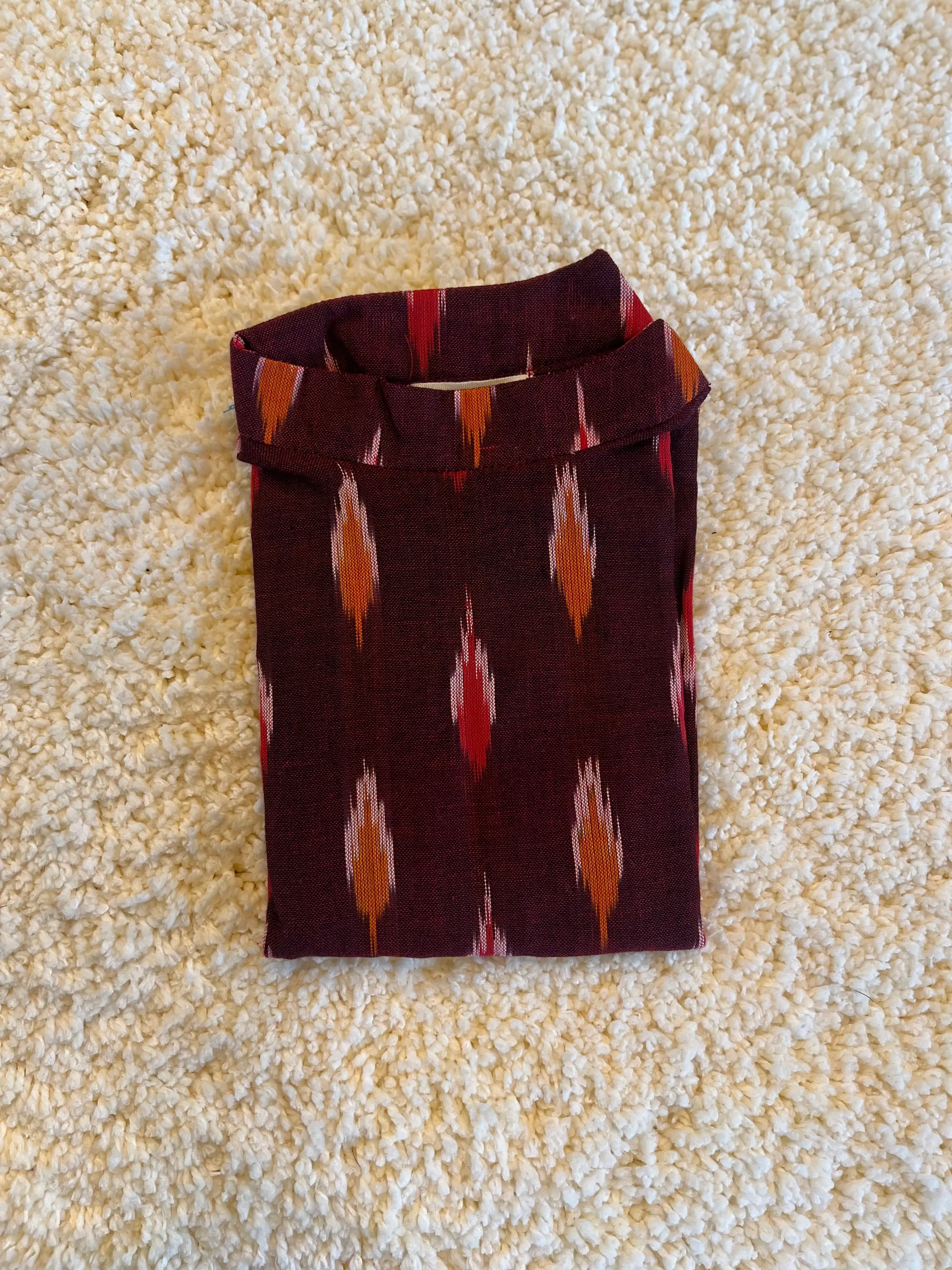 Klingaru Shirt - Maroon Ikat