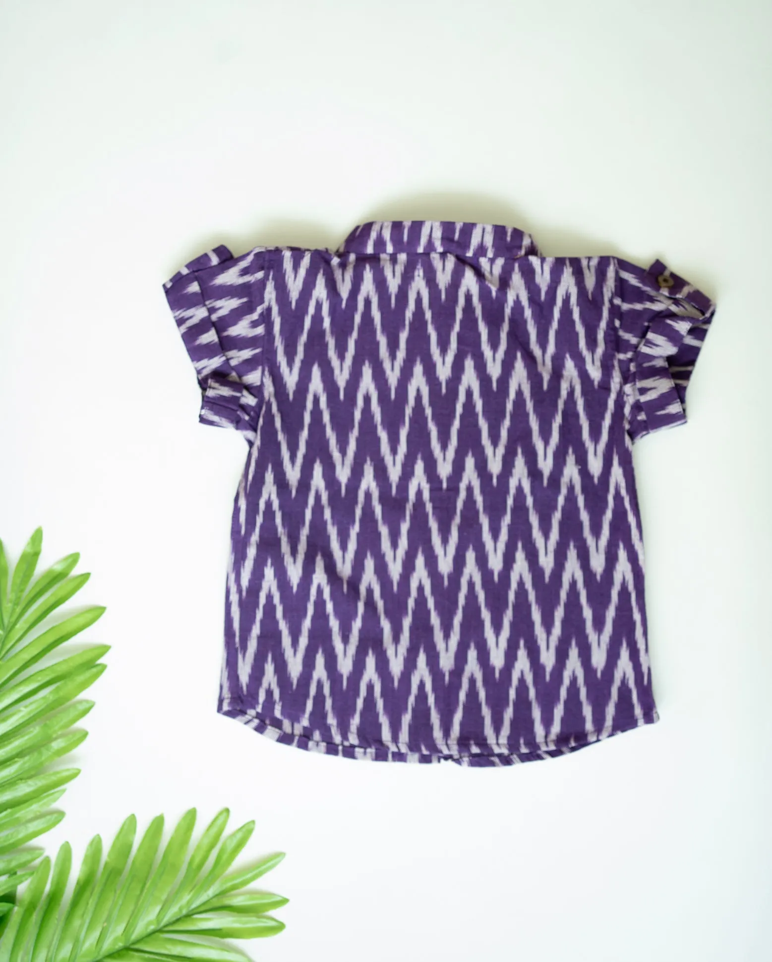 Klingaru Shirt - Purple Ikat