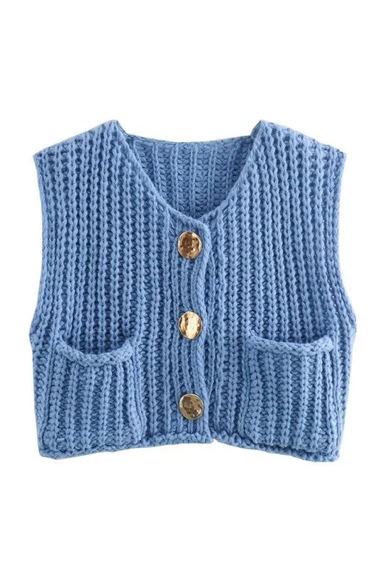 Knit Sweater Vest