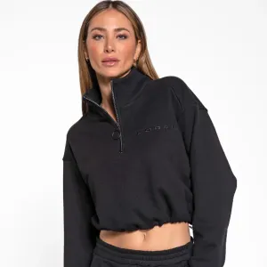 Koral Dylan Zip Pullover Black