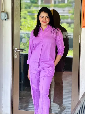 Lavender Co-Ord Set (Women)