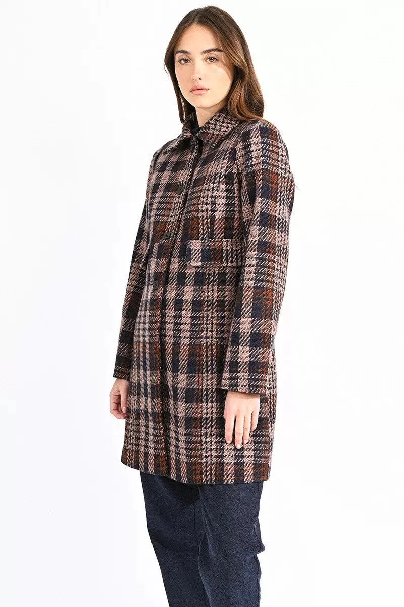 Leeds Plaid Coat