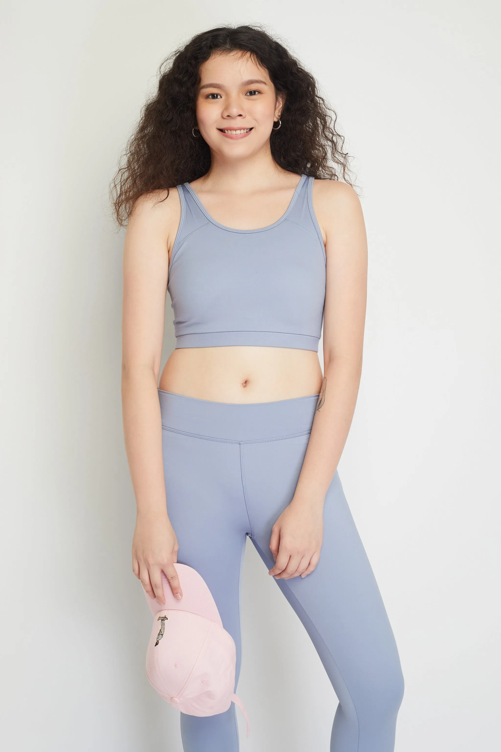 Leilanne Women Sport Bra (Sky Blue)