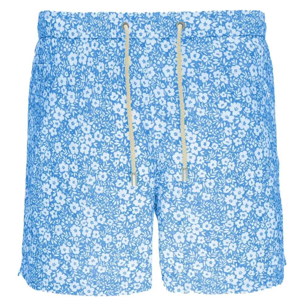Light Blue Polyester Swimwear