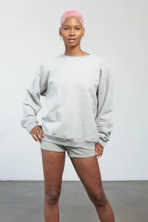 Light Gray Crewneck Pullover