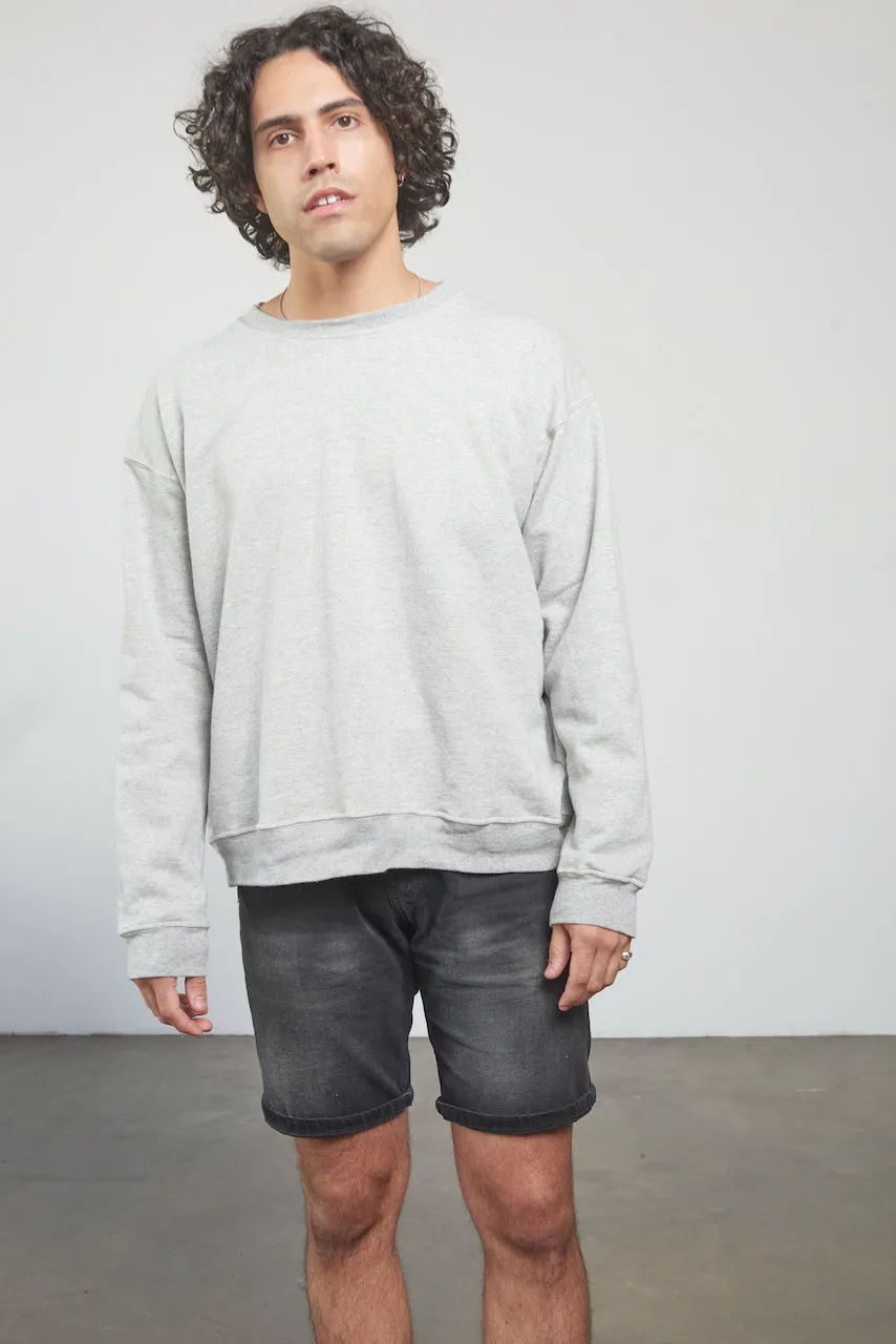 Light Gray Crewneck Pullover