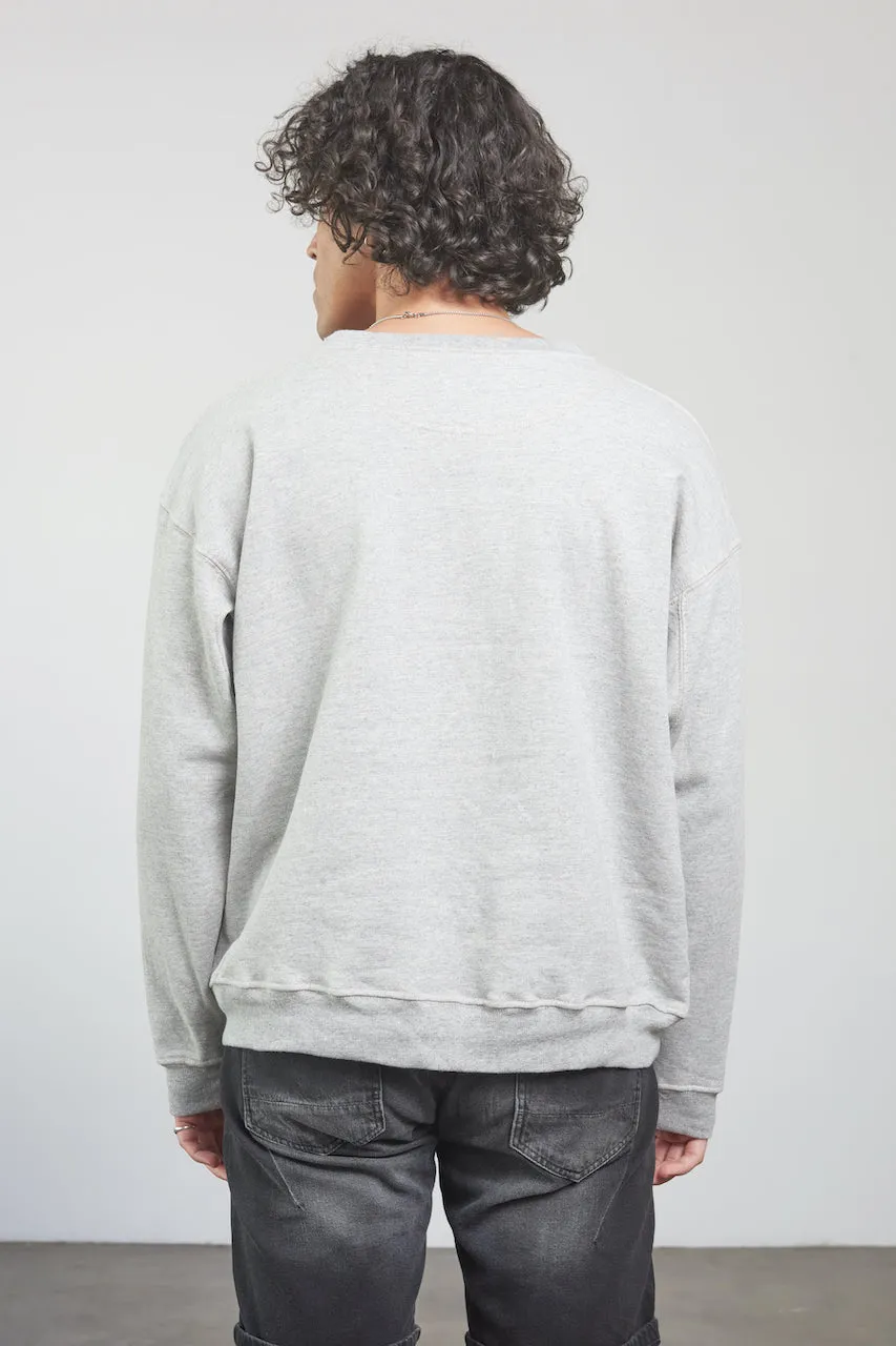 Light Gray Crewneck Pullover