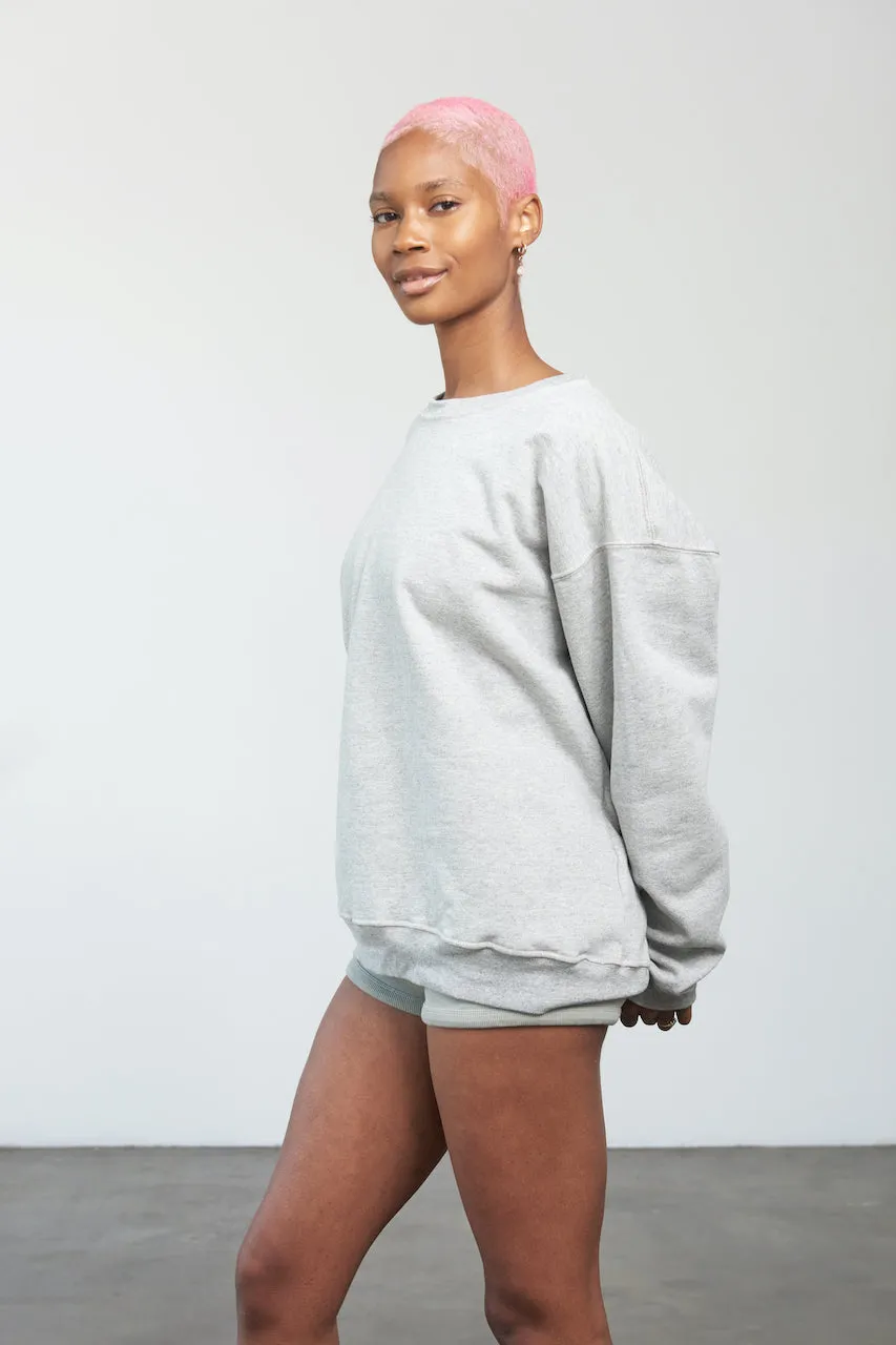 Light Gray Crewneck Pullover