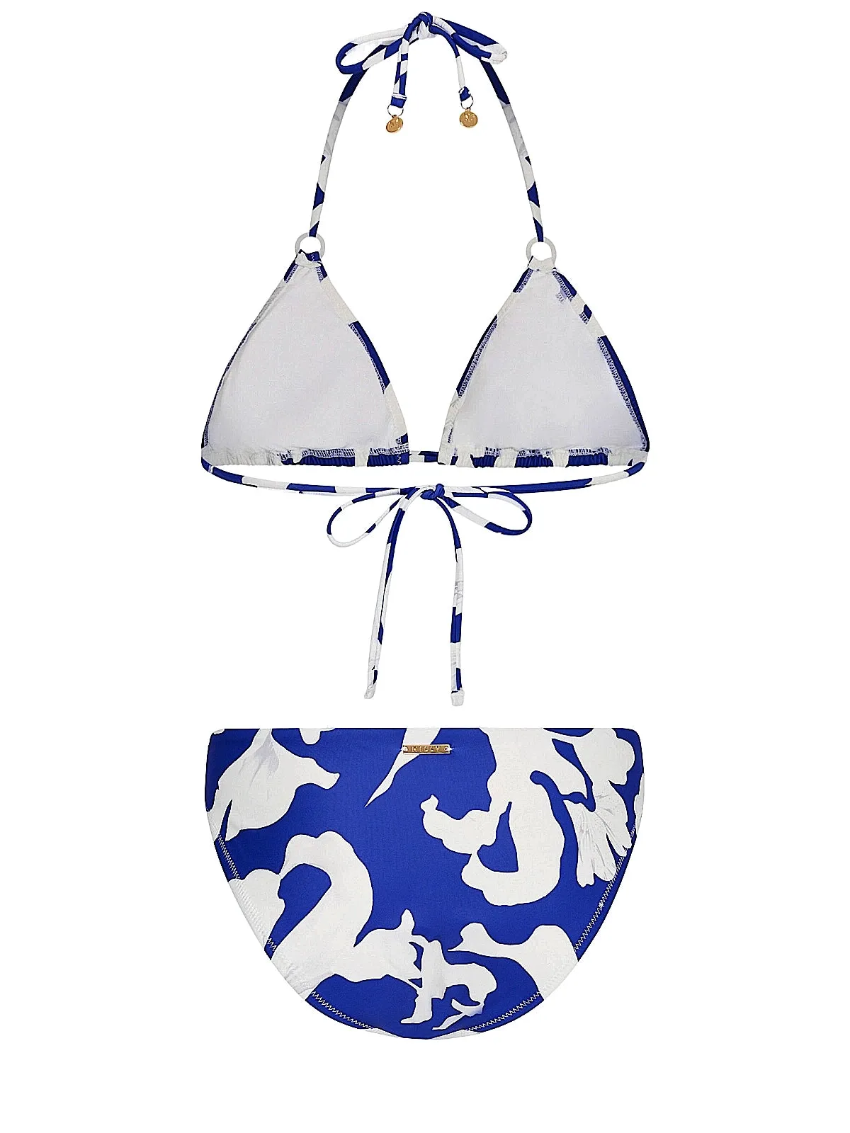 Lily Silhouette Triangle-Lily Silhouette Ring Bikini