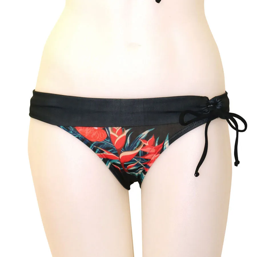 Loco Boutique Retro Hawaii Folded Over Bikini Bottom