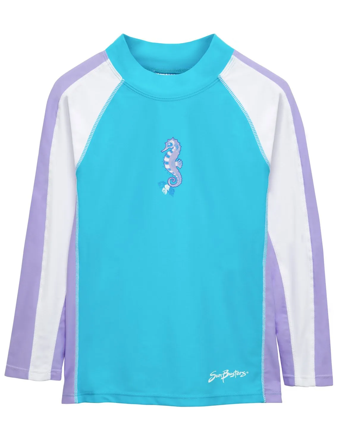 Long Sleeve Rash Guard - Maui Blue