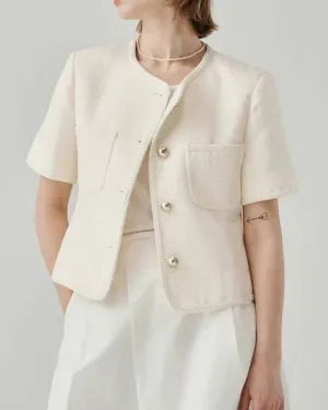 LORI SHORT SLEEVE BLAZER