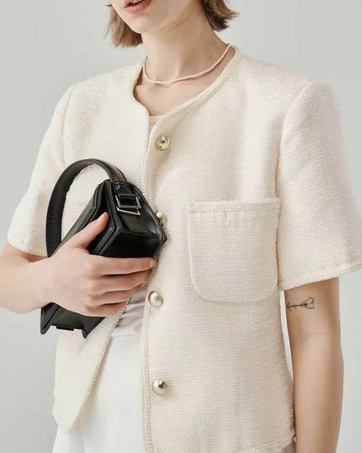 LORI SHORT SLEEVE BLAZER