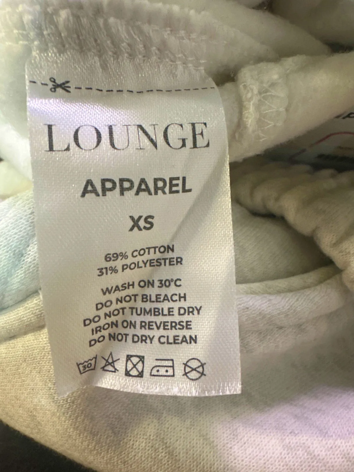 Lounge White Joggers XS