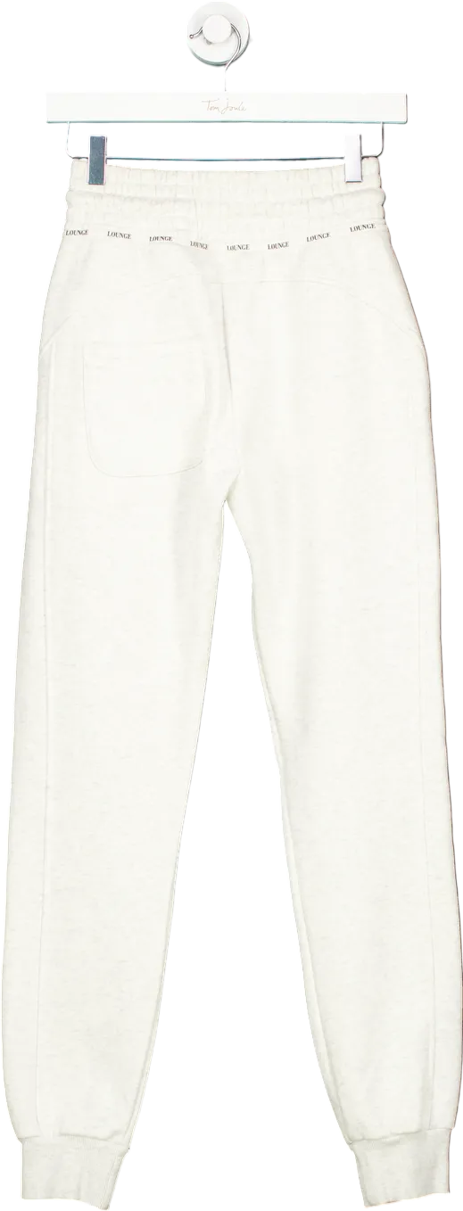 Lounge White Joggers XS