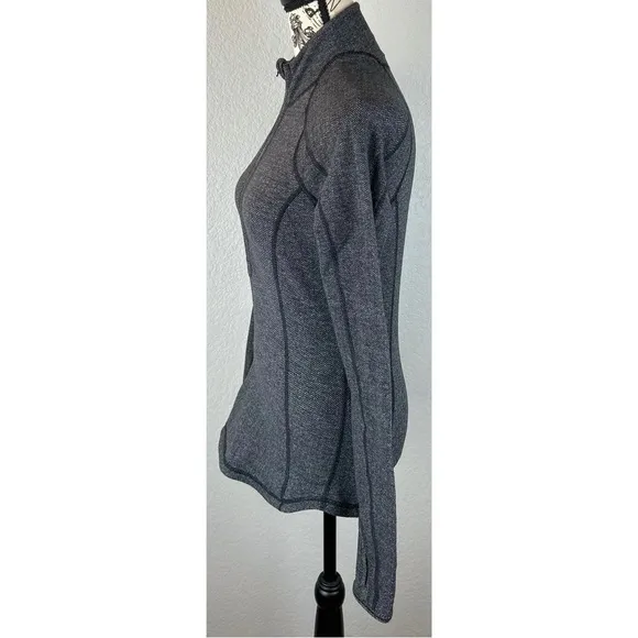 Lululemon Run:U Turn Herringbone Pullover Sweater, size 6