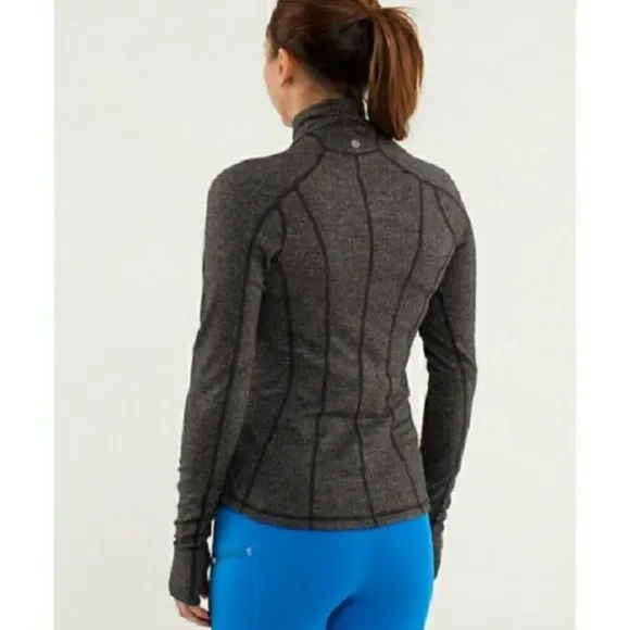Lululemon Run:U Turn Herringbone Pullover Sweater, size 6