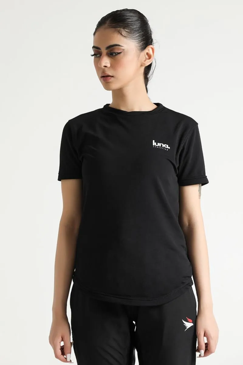 LUNA NOIR FLEX FIT SHIRT-(BLACK)