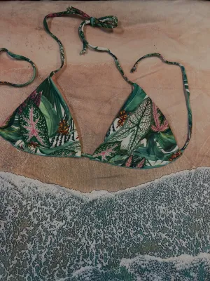 Lush Garden Reversible Bikini Top