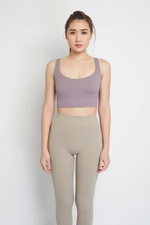 Lydia Women Sports Bra (Dark Violet)