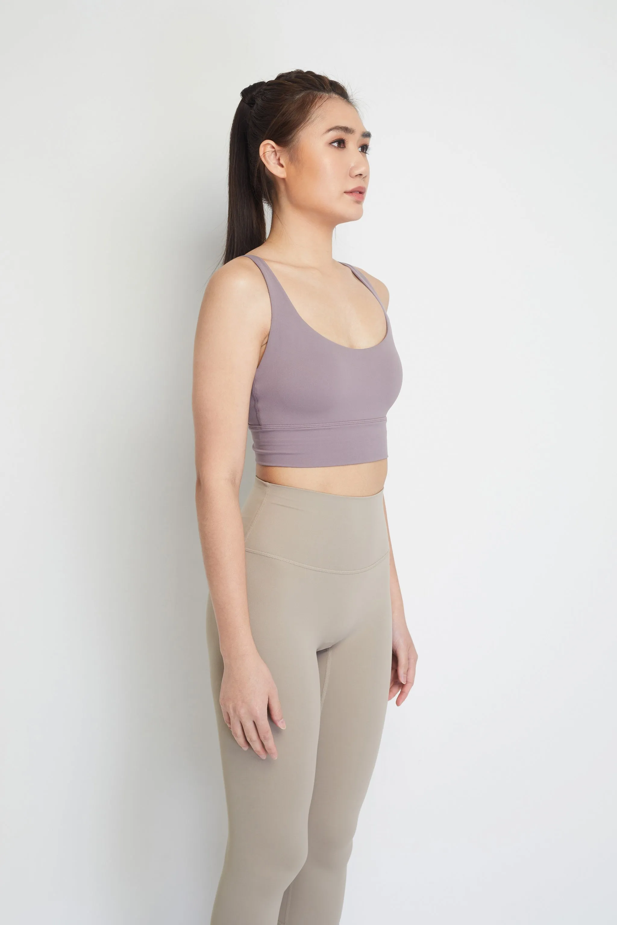 Lydia Women Sports Bra (Dark Violet)