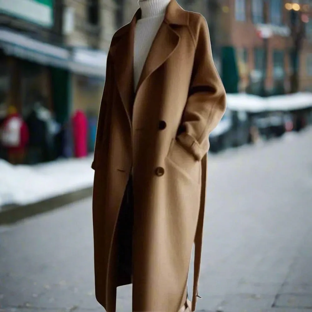 Marie - Classic long women's coat
