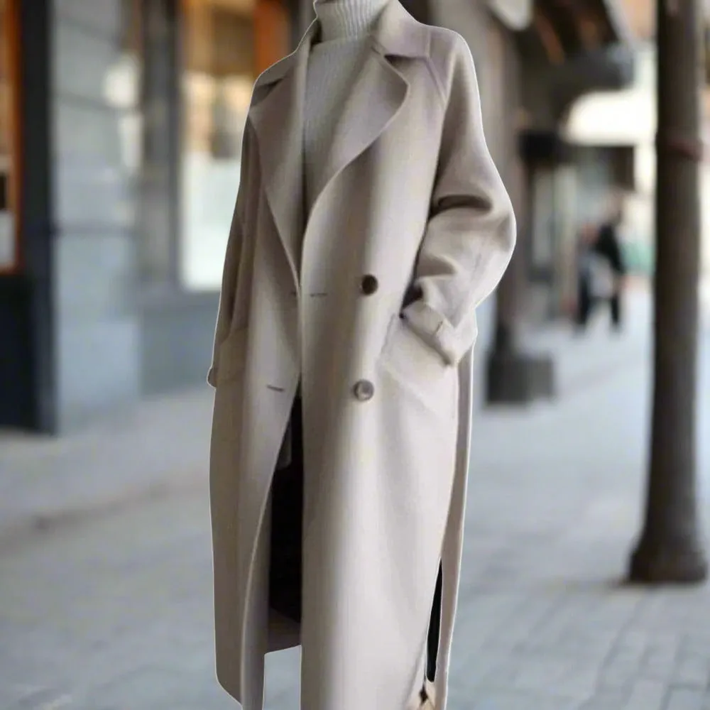 Marie - Classic long women's coat
