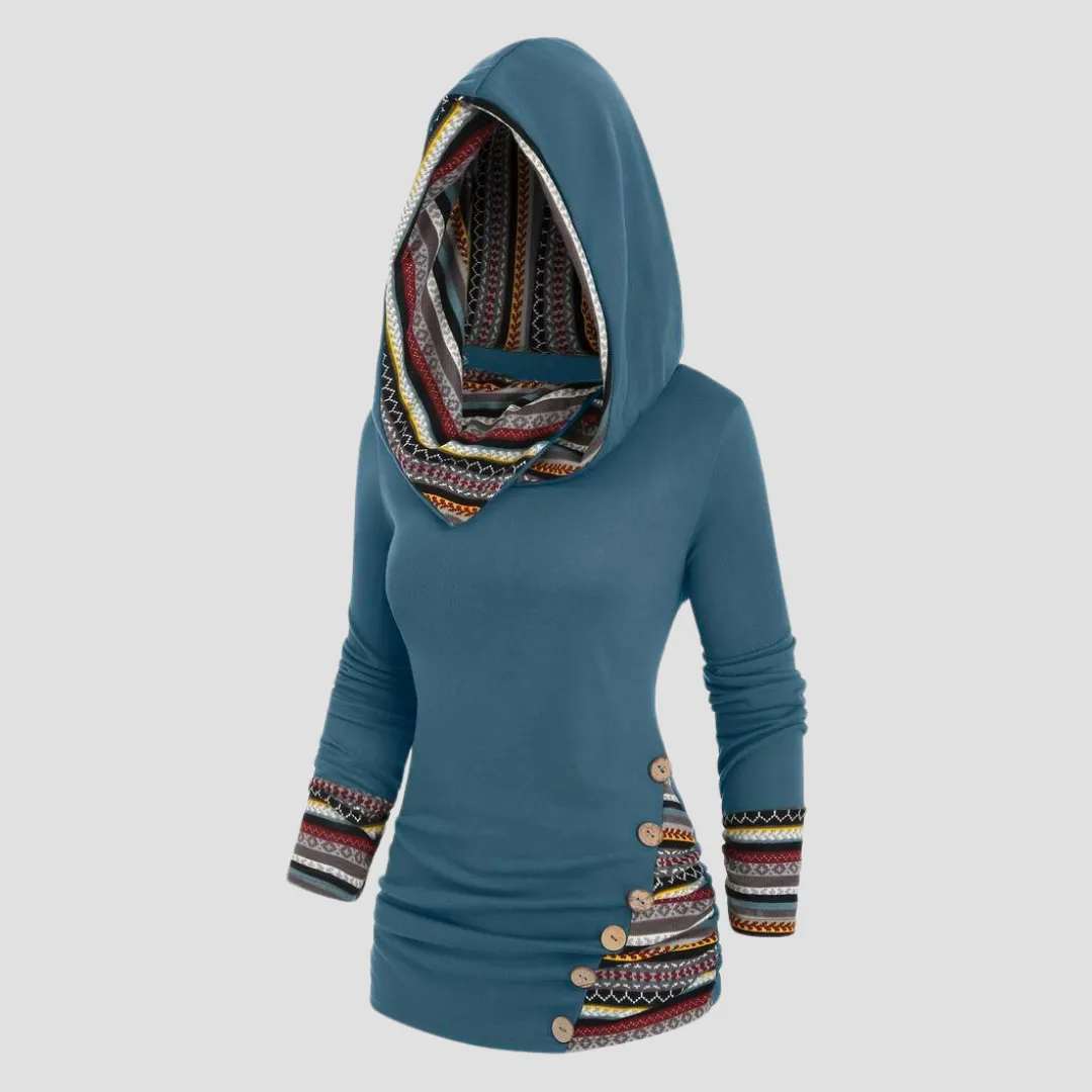Marja - Bohemian hoodie for women