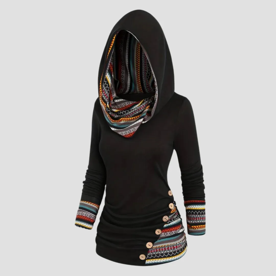 Marja - Bohemian hoodie for women