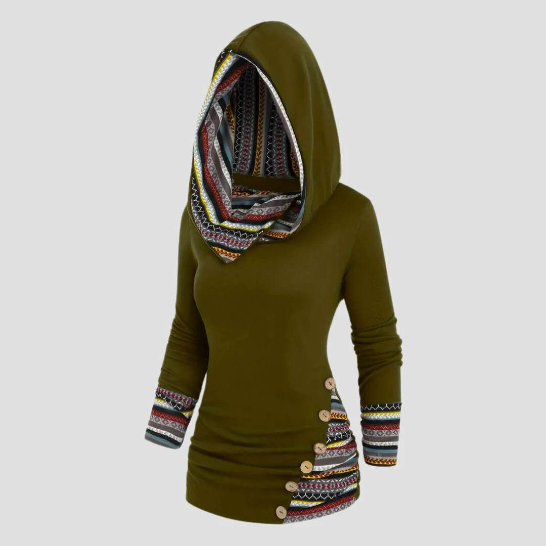 Marja - Bohemian hoodie for women