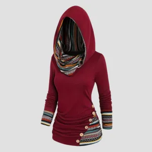 Marja - Bohemian hoodie for women