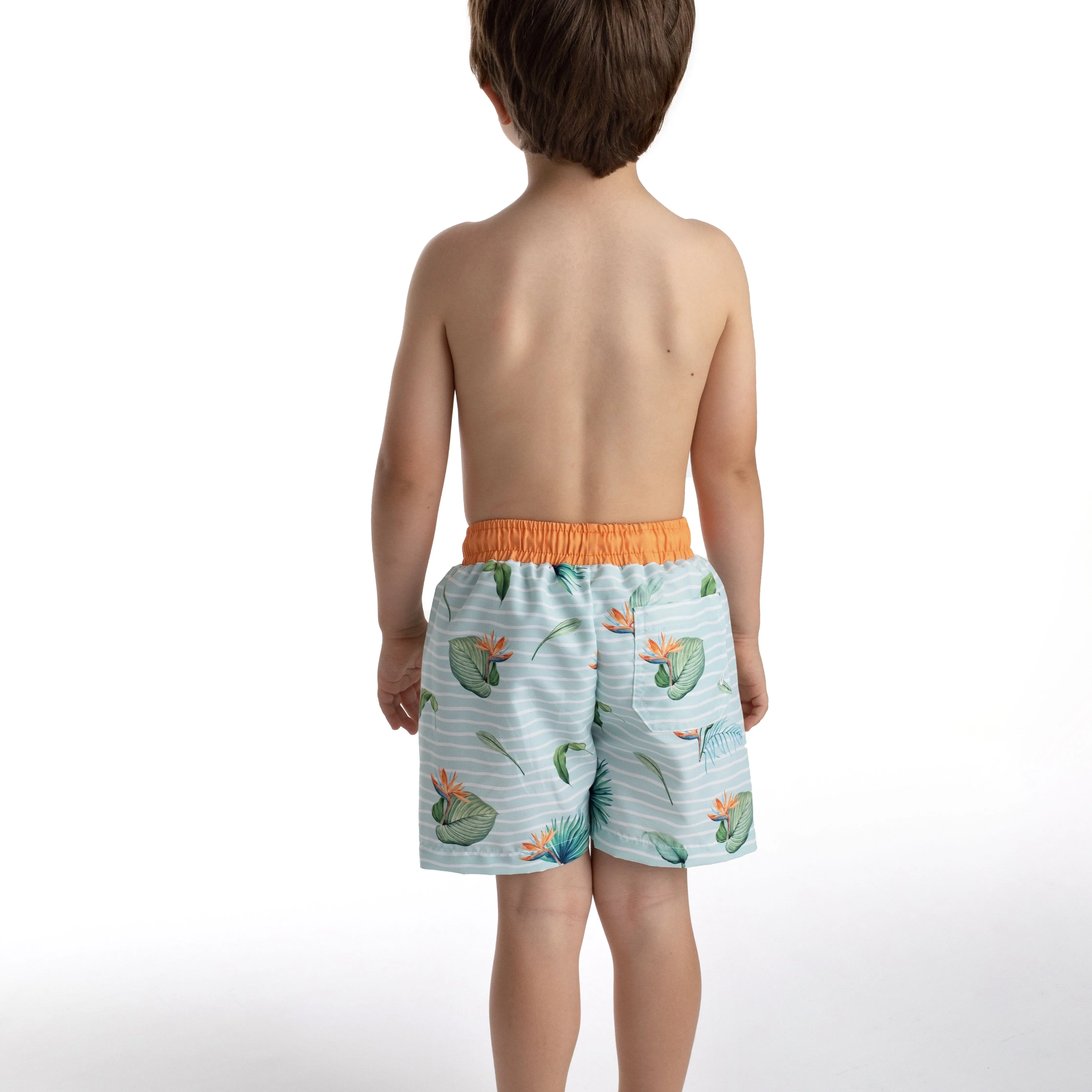 MEIA PATA - Tropical Print Swim Shorts