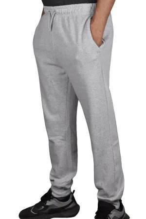 Men Elasticated Drawstring Fleece Bottoms