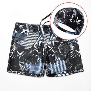 Men Printing Swim Boxer