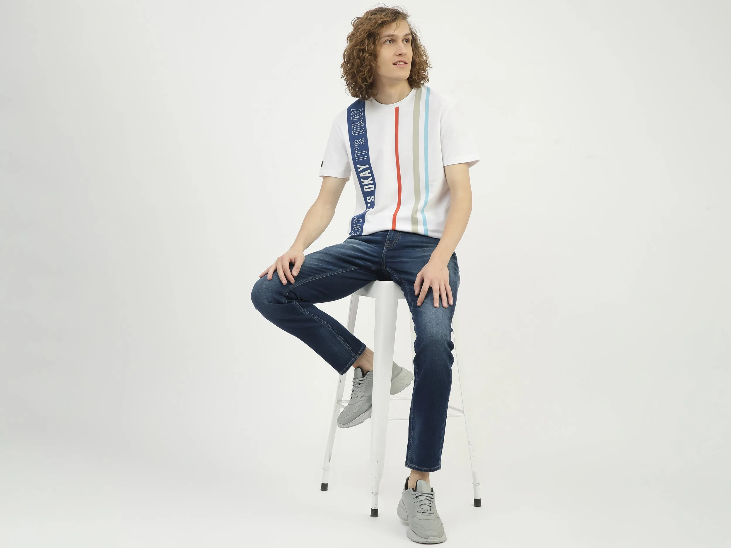Men Solid Skinny Fit Jeans