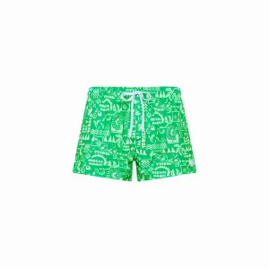 Men's 4" Stretch Swim Trunks - Sol Dia