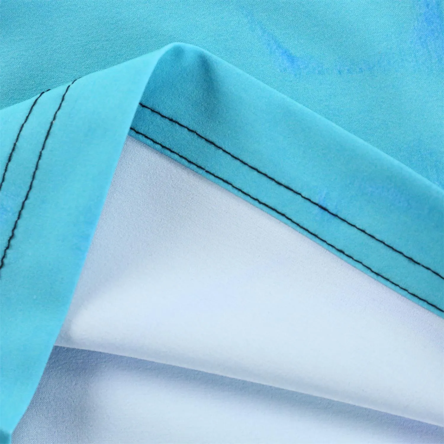 Men's-Beach-Vacation-Swimwear--Shorts-(MARBELIZED-TURQ)
