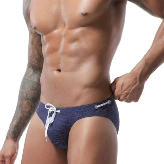 Men's Bold Bowtie Swim Briefs